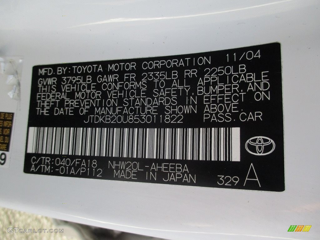 2005 Prius Hybrid - Super White / Gray/Burgundy photo #27