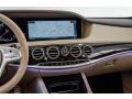 2018 Mercedes-Benz S Silk Beige/Espresso Brown Interior Navigation Photo