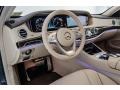 Silk Beige/Espresso Brown Interior Photo for 2018 Mercedes-Benz S #123006294