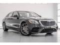 Anthracite Blue Metallic 2018 Mercedes-Benz S 450 Sedan Exterior