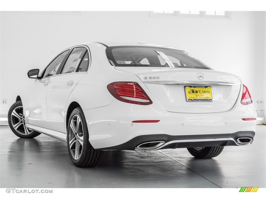 2018 E 300 Sedan - Polar White / Macchiato Beige/Black photo #3