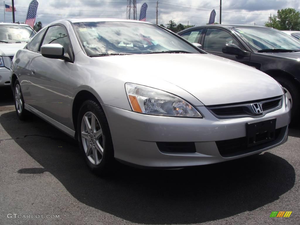 2006 Accord EX-L Coupe - Alabaster Silver Metallic / Black photo #3