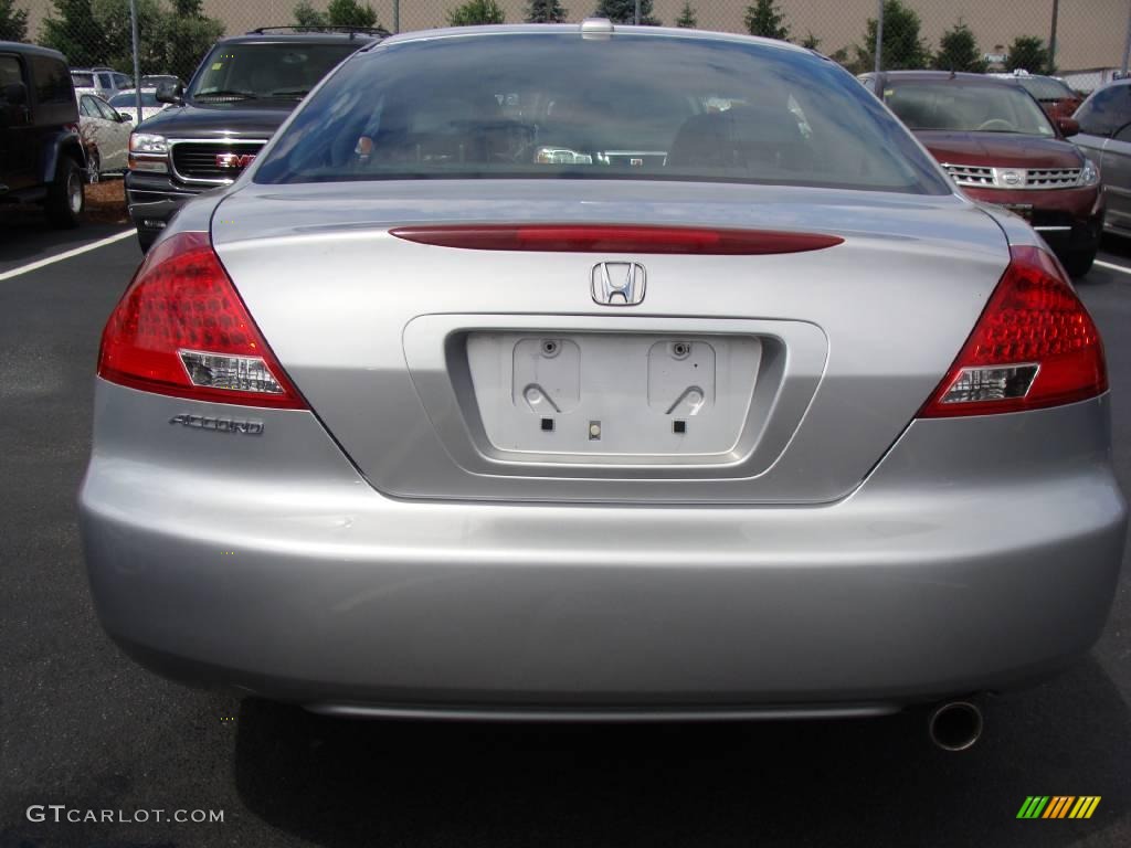 2006 Accord EX-L Coupe - Alabaster Silver Metallic / Black photo #6