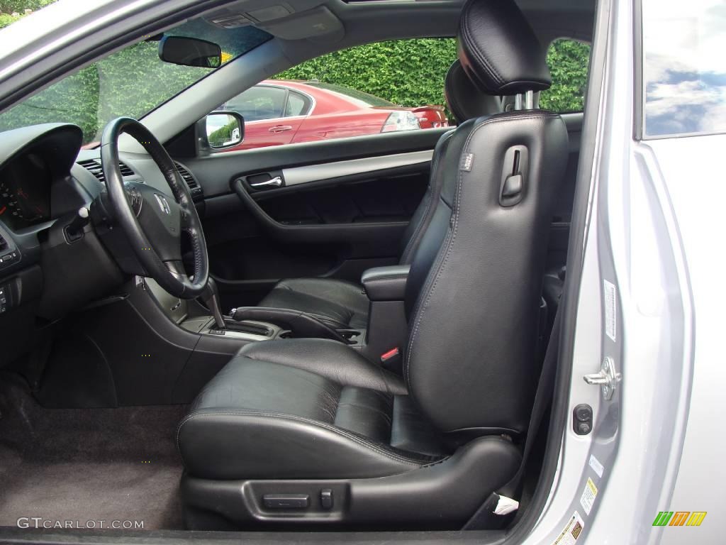 2006 Accord EX-L Coupe - Alabaster Silver Metallic / Black photo #11
