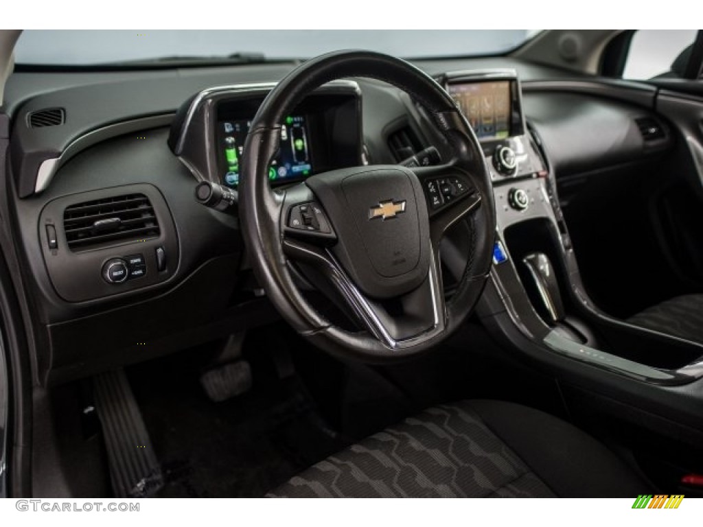 2014 Chevrolet Volt Standard Volt Model Jet Black/Dark Accents Dashboard Photo #123009573