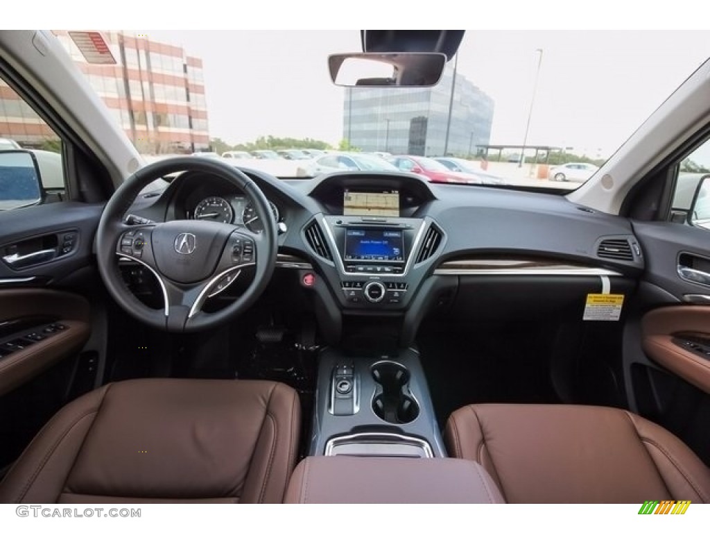Espresso Interior 2017 Acura MDX Technology SH-AWD Photo #123011943