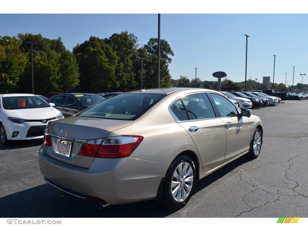 2015 Accord EX-L Sedan - Champagne Frost Pearl / Ivory photo #3