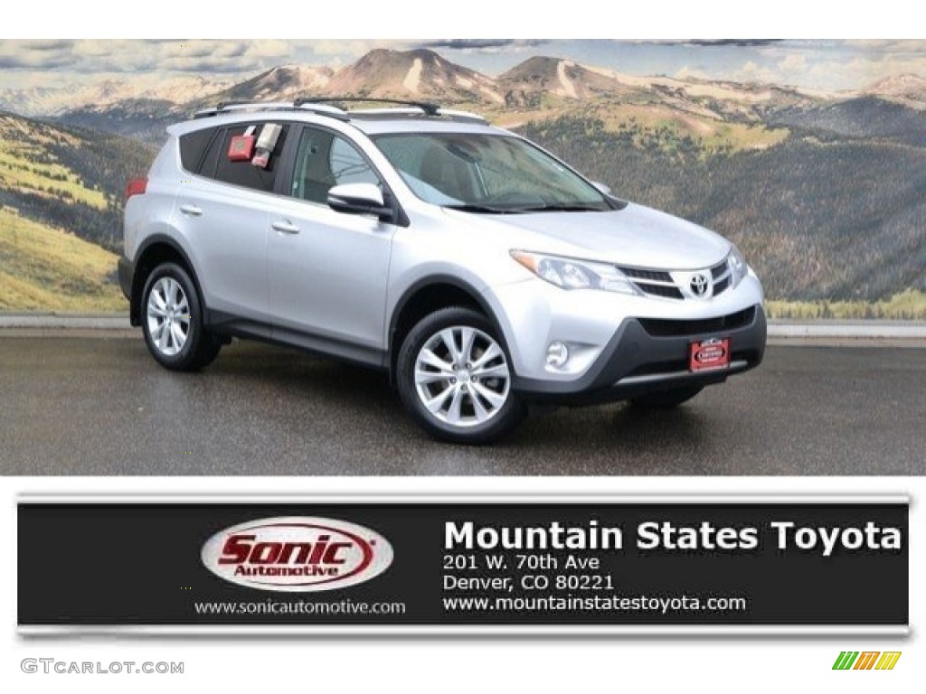 2014 RAV4 Limited AWD - Classic Silver Metallic / Terracotta photo #1