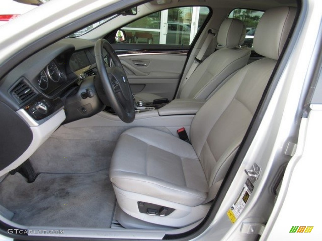 2012 5 Series 535i Sedan - Cashmere Silver Metallic / Everest Gray photo #3