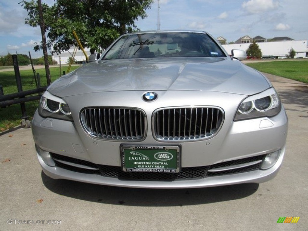 2012 5 Series 535i Sedan - Cashmere Silver Metallic / Everest Gray photo #9