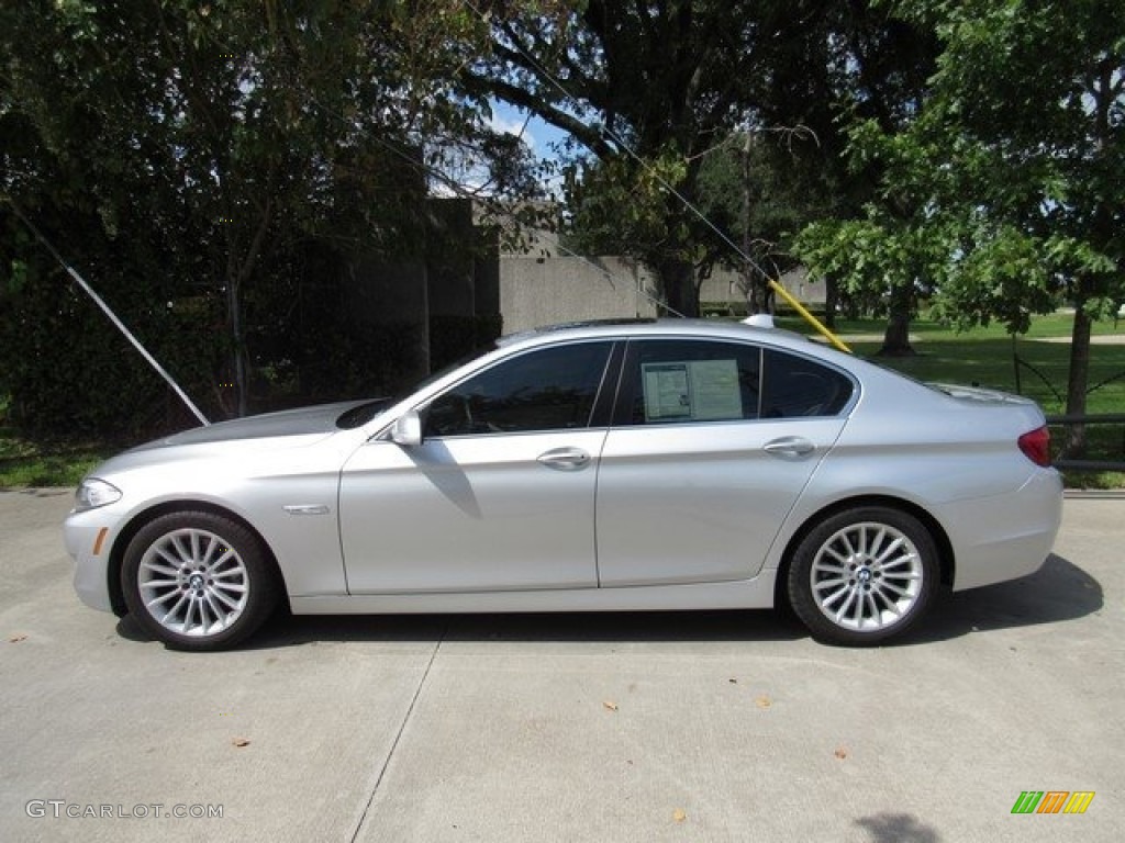 2012 5 Series 535i Sedan - Cashmere Silver Metallic / Everest Gray photo #11