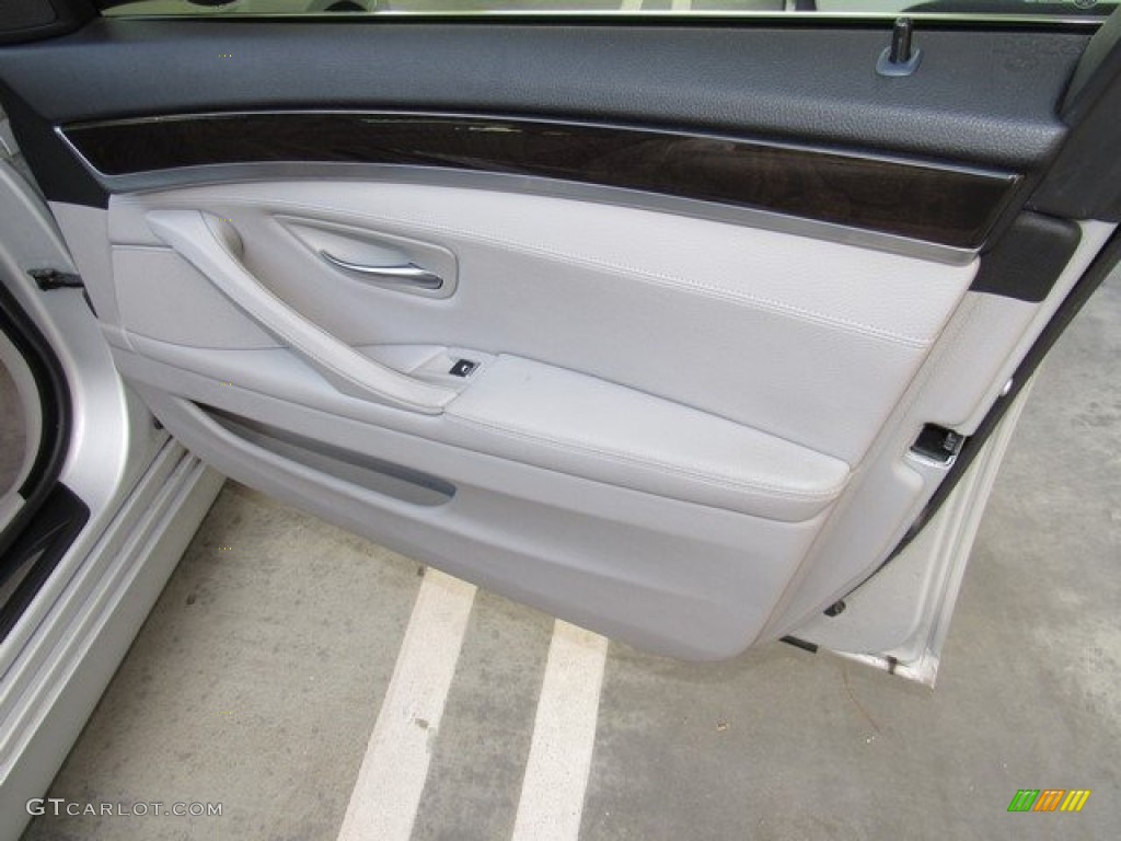 2012 5 Series 535i Sedan - Cashmere Silver Metallic / Everest Gray photo #21