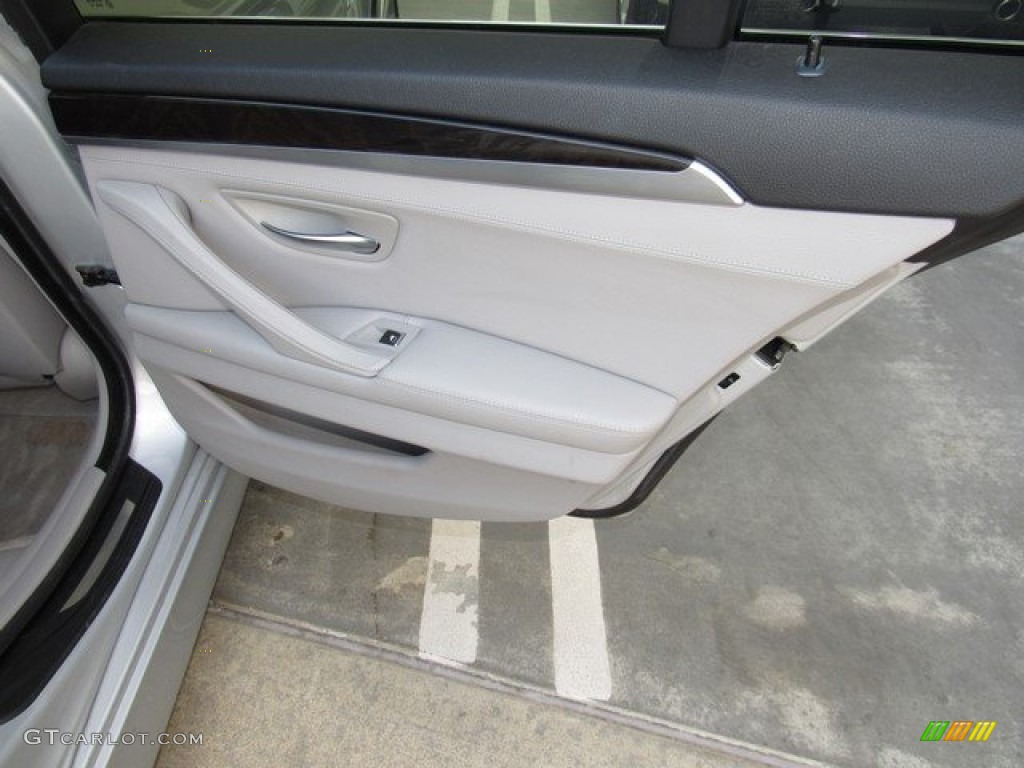 2012 5 Series 535i Sedan - Cashmere Silver Metallic / Everest Gray photo #22