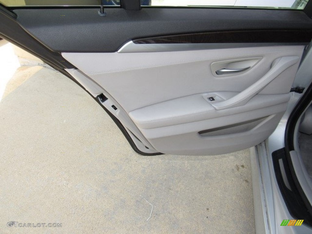 2012 5 Series 535i Sedan - Cashmere Silver Metallic / Everest Gray photo #23