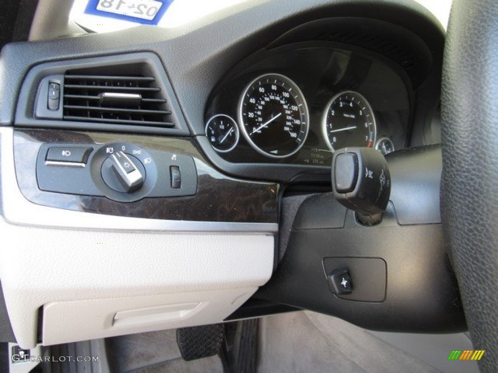 2012 5 Series 535i Sedan - Cashmere Silver Metallic / Everest Gray photo #27