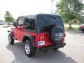 2006 Flame Red Jeep Wrangler X 4x4  photo #15