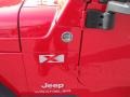 2006 Flame Red Jeep Wrangler X 4x4  photo #16