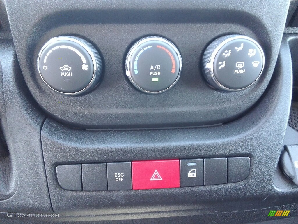 2018 Ram ProMaster 1500 Low Roof Cargo Van Controls Photo #123016404