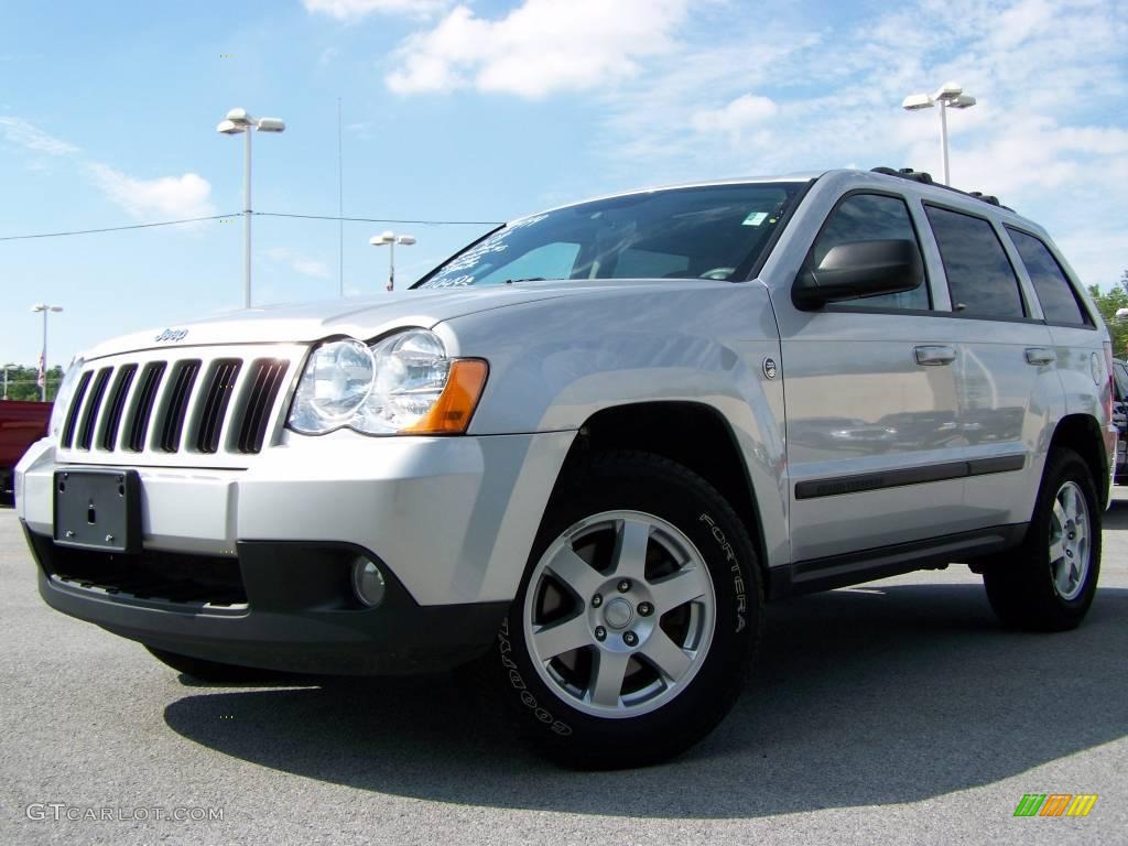 2008 Grand Cherokee Laredo 4x4 - Bright Silver Metallic / Dark Slate Gray photo #5