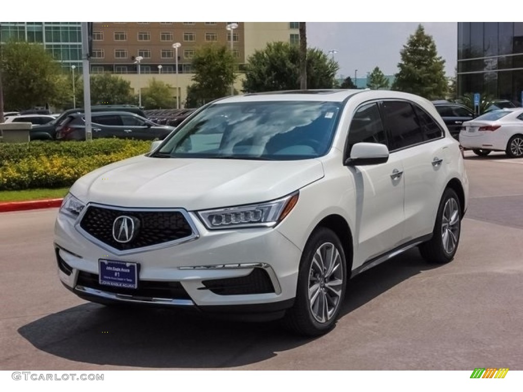 2017 MDX  - White Diamond Pearl / Ebony photo #3