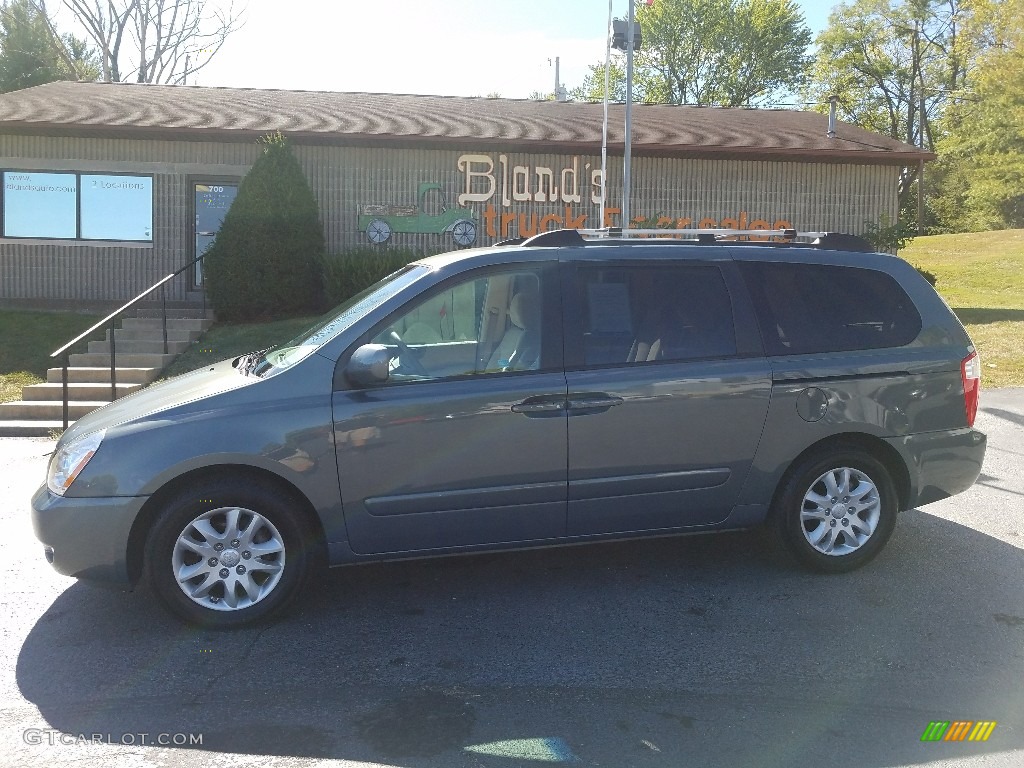 2007 Sedona EX - Olive Gray / Beige photo #2