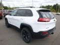 2018 Bright White Jeep Cherokee Trailhawk 4x4  photo #3