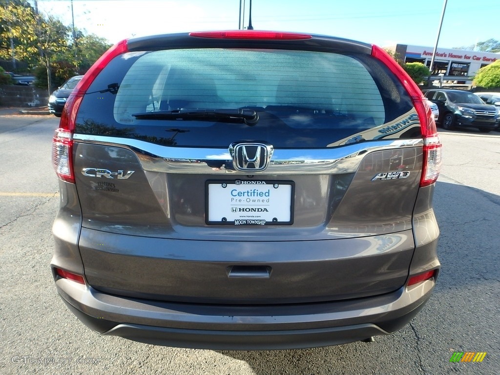 2015 CR-V LX AWD - Urban Titanium Metallic / Black photo #4