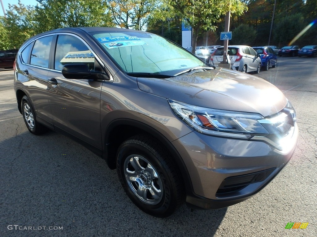 2015 CR-V LX AWD - Urban Titanium Metallic / Black photo #7
