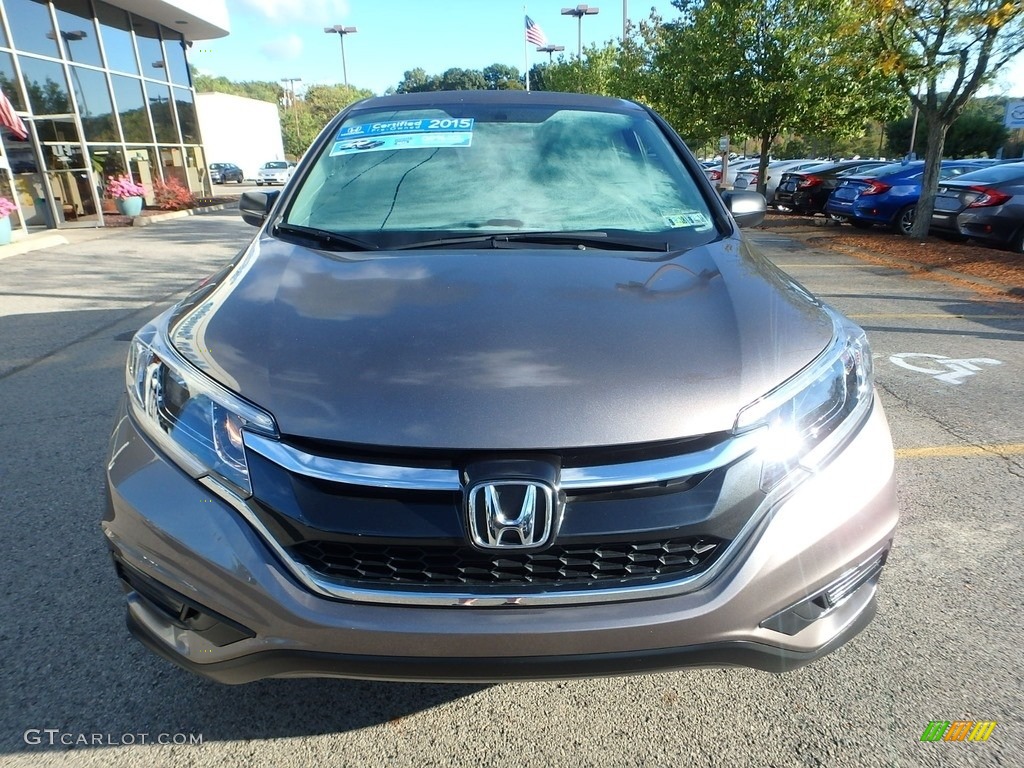 2015 CR-V LX AWD - Urban Titanium Metallic / Black photo #8