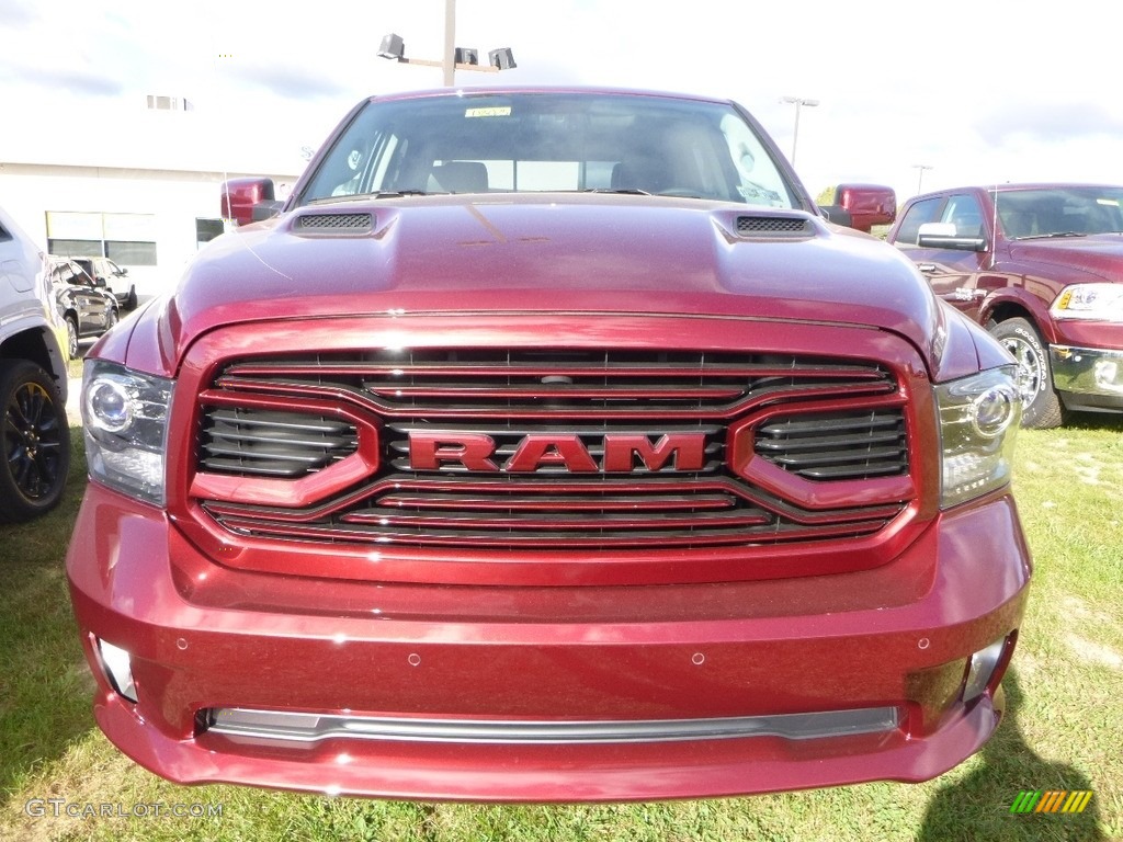 2018 1500 Sport Crew Cab 4x4 - Delmonico Red Pearl / Black photo #11