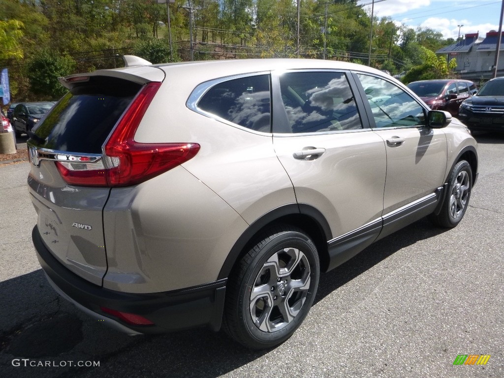 2017 CR-V EX AWD - Sandstorm Metallic / Ivory photo #4