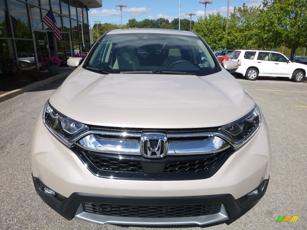 2017 CR-V EX AWD - Sandstorm Metallic / Ivory photo #6