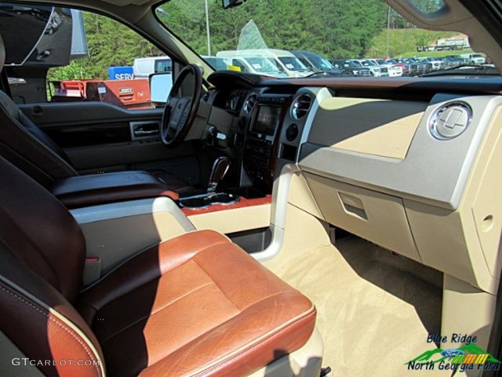 2010 F150 King Ranch SuperCrew 4x4 - Royal Red Metallic / Tan photo #12