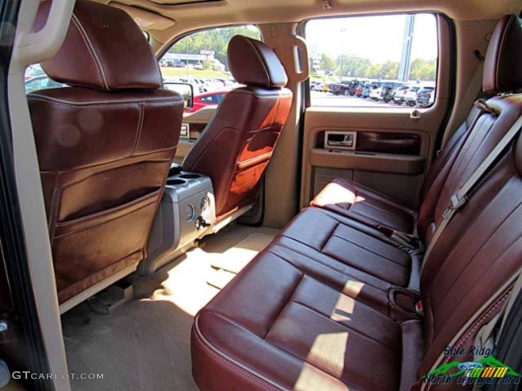 2010 F150 King Ranch SuperCrew 4x4 - Royal Red Metallic / Tan photo #14