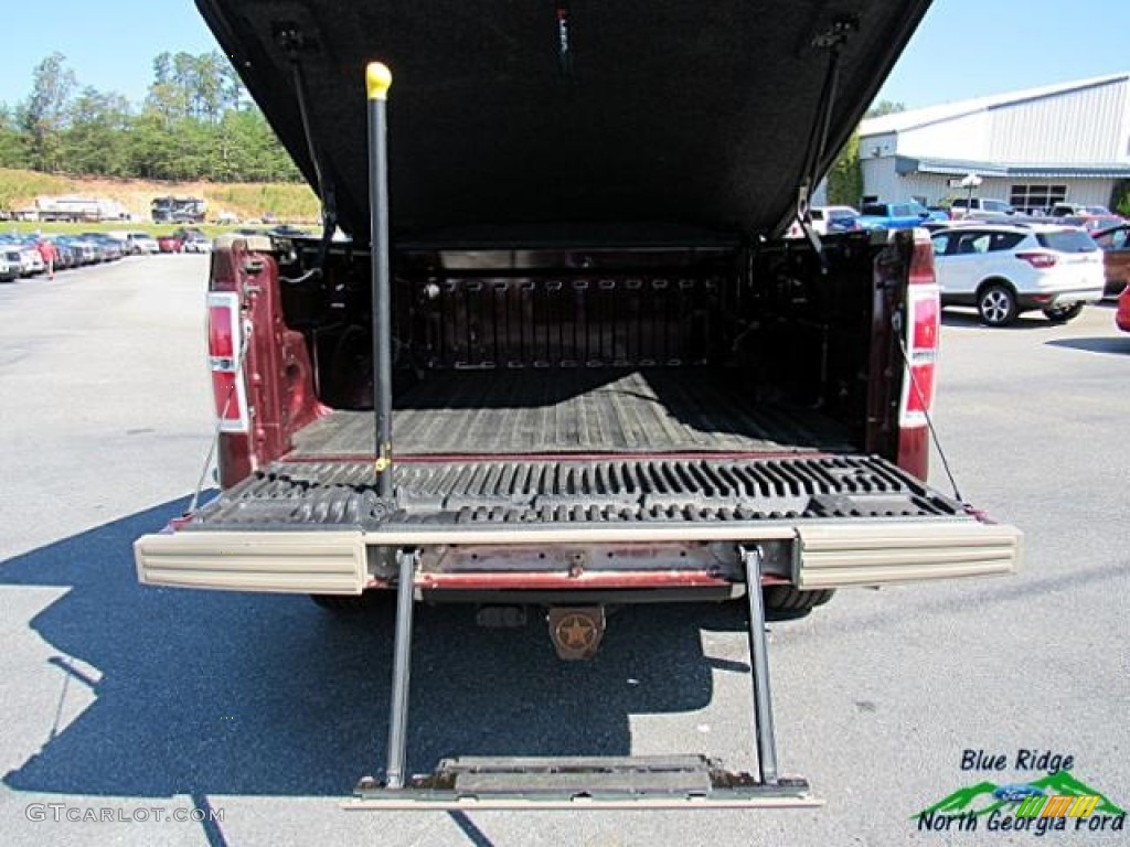 2010 F150 King Ranch SuperCrew 4x4 - Royal Red Metallic / Tan photo #16