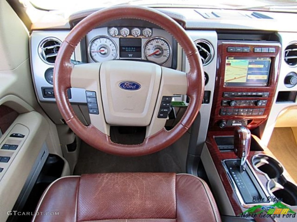 2010 F150 King Ranch SuperCrew 4x4 - Royal Red Metallic / Tan photo #17