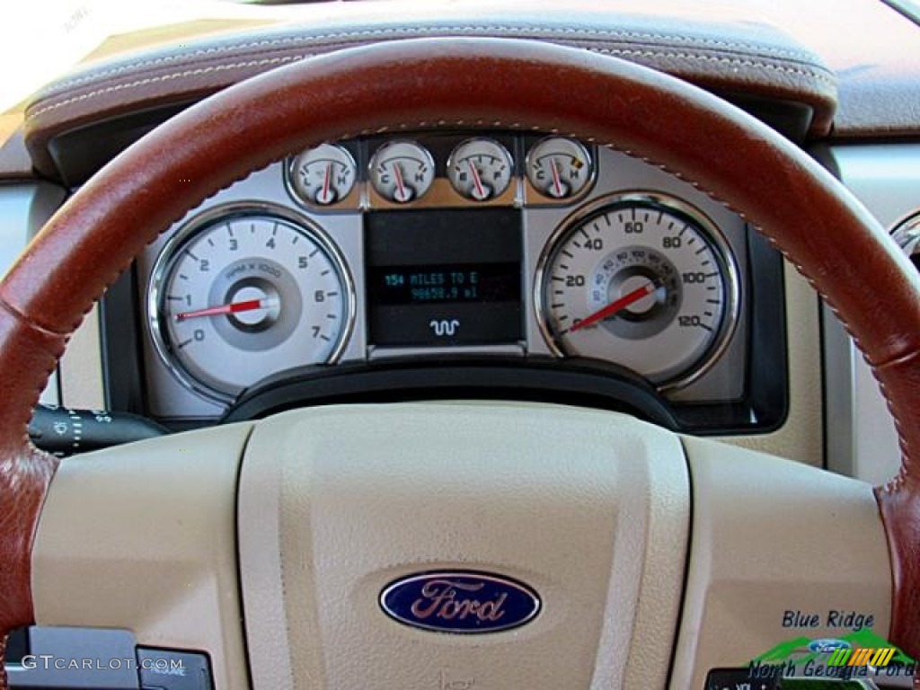 2010 F150 King Ranch SuperCrew 4x4 - Royal Red Metallic / Tan photo #19