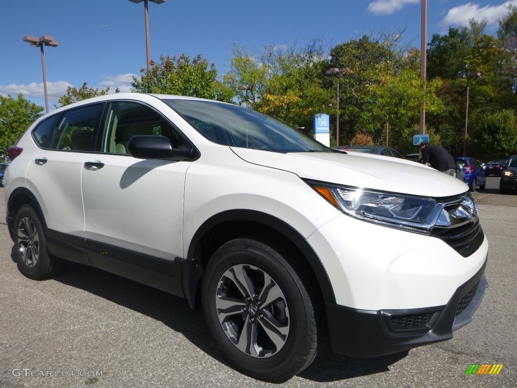 2017 CR-V LX AWD - White Diamond Pearl / Ivory photo #5