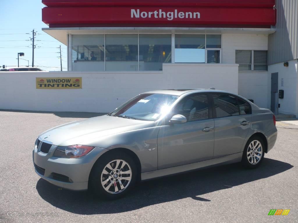 2006 3 Series 325i Sedan - Silver Grey Metallic / Grey photo #1