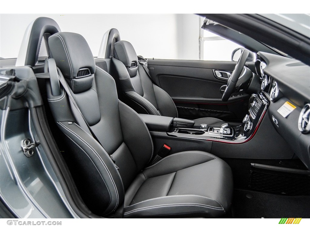 Black Interior 2018 Mercedes-Benz SLC 300 Roadster Photo #123026507