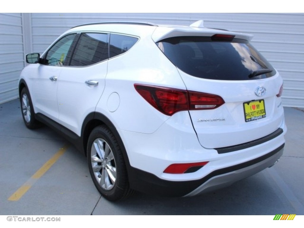 2018 Santa Fe Sport  - Pearl White / Gray photo #6