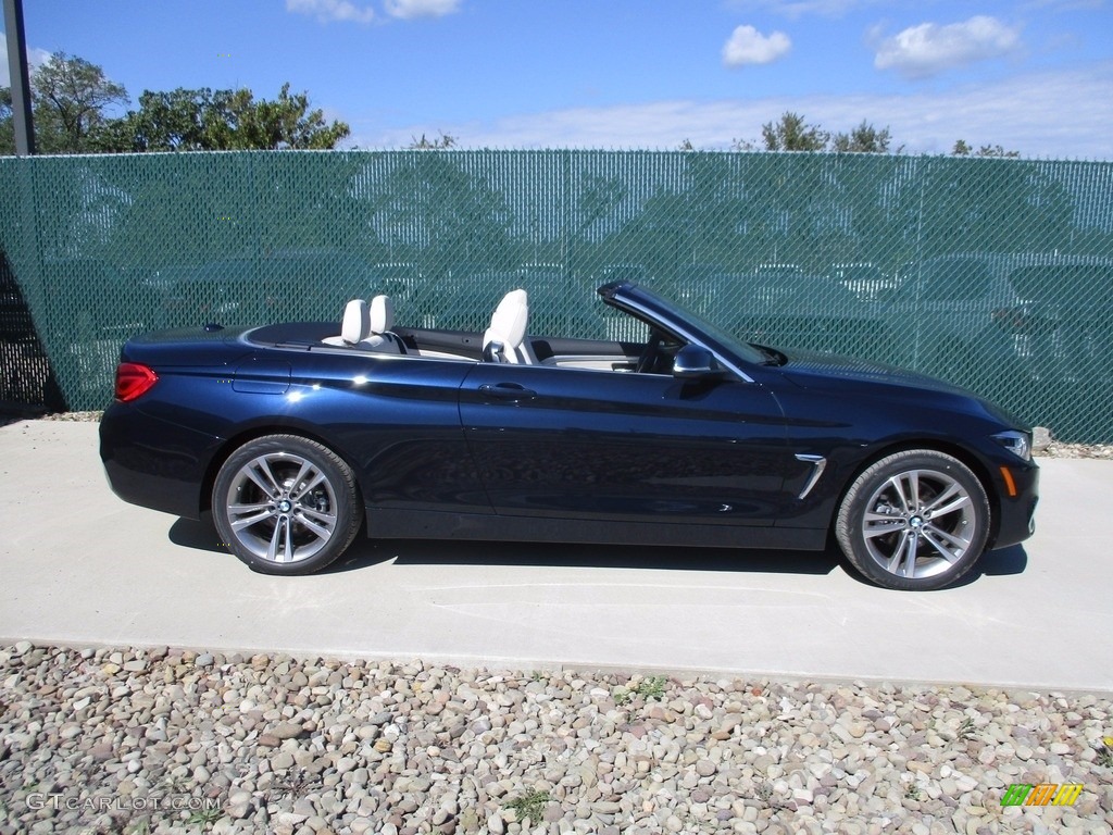 Imperial Blue Metallic 2018 BMW 4 Series 430i xDrive Convertible Exterior Photo #123027765