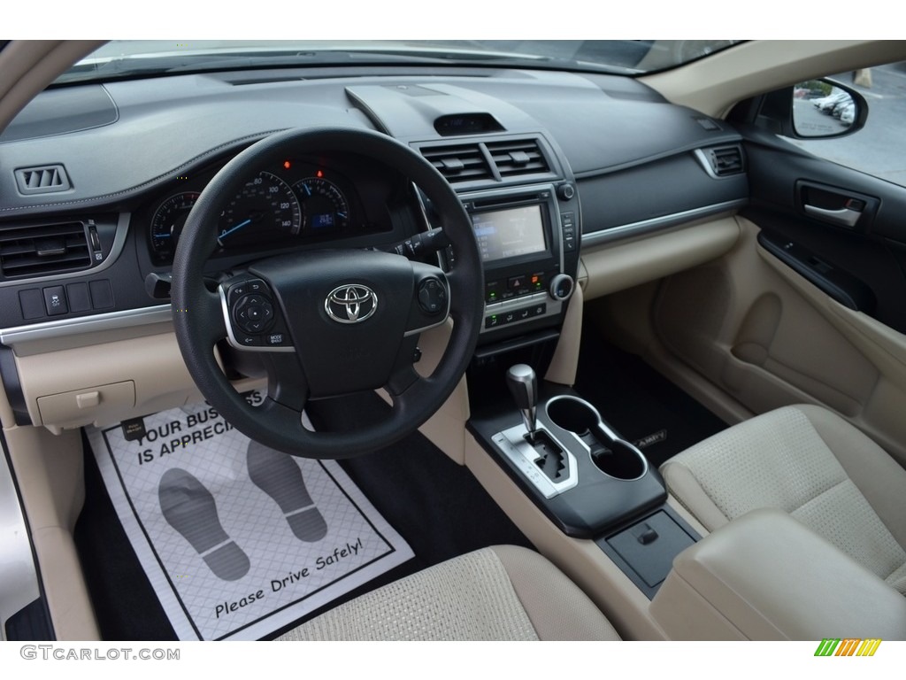 2014 Camry LE - Creme Brulee Metallic / Ivory photo #10