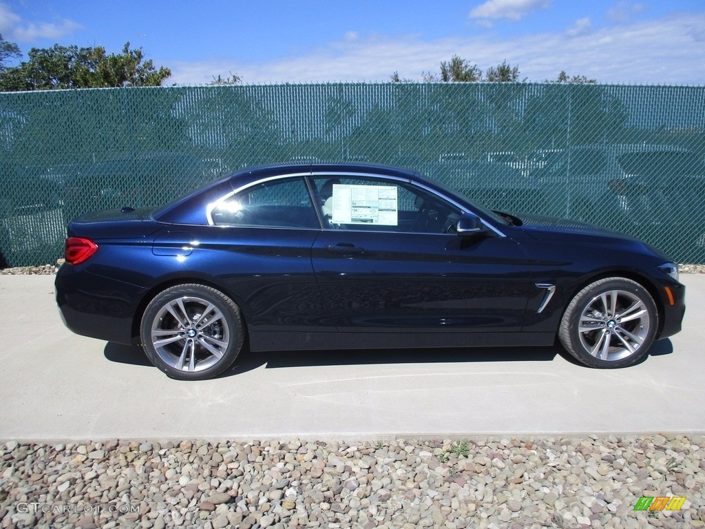 2018 4 Series 430i xDrive Convertible - Imperial Blue Metallic / Ivory White photo #17