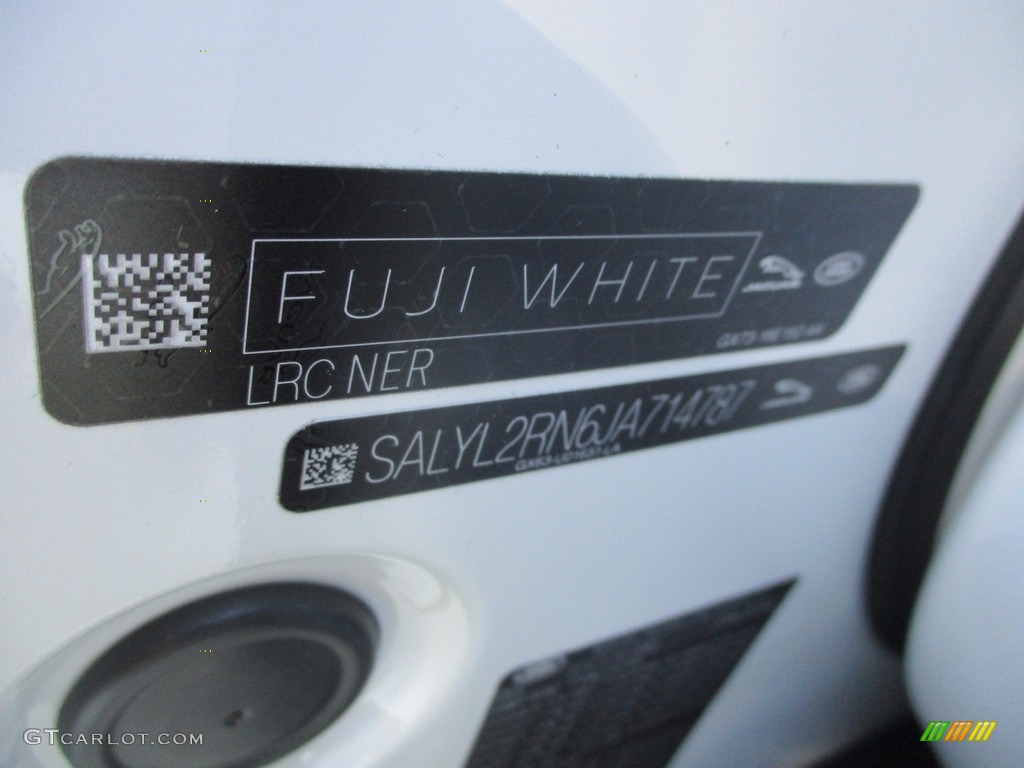 2018 Range Rover Velar R Dynamic SE - Fuji White / Ebony photo #19