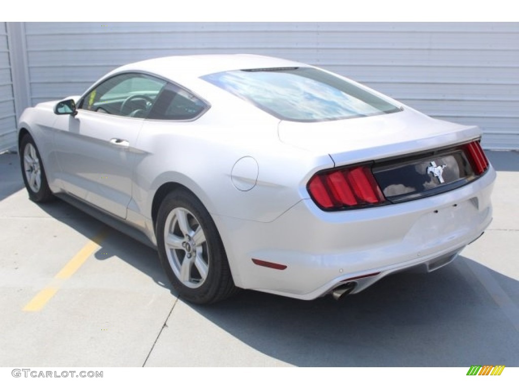 2017 Mustang V6 Coupe - Ingot Silver / Ebony photo #6