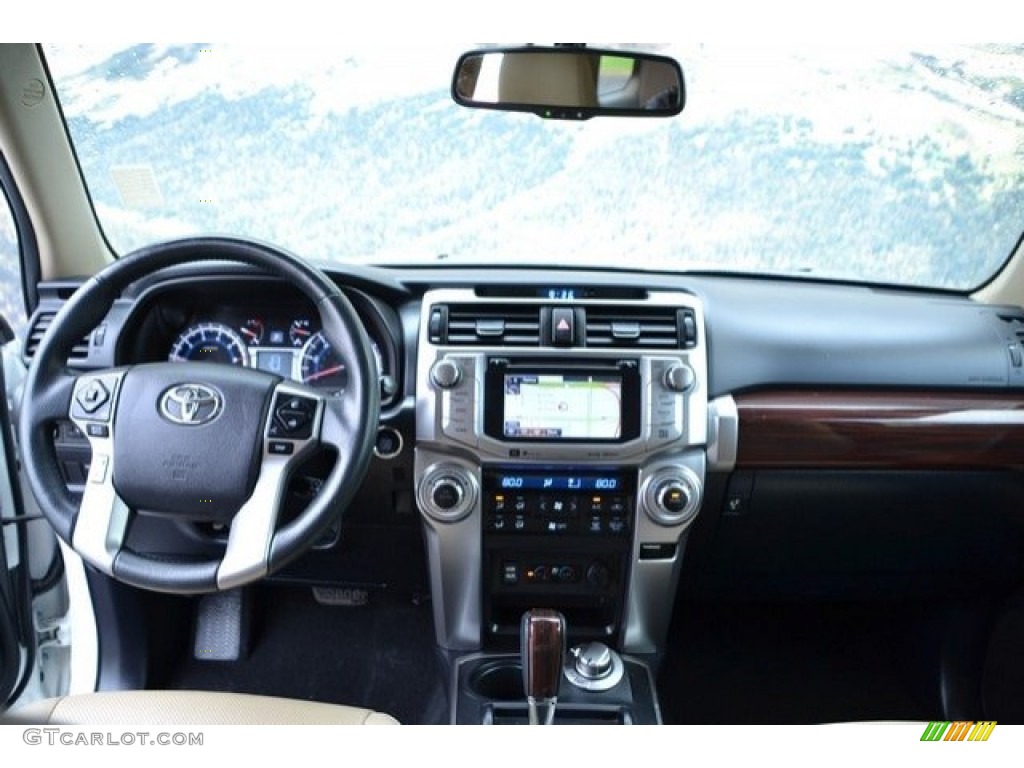 2016 4Runner Limited 4x4 - Blizzard White Pearl / Sand Beige photo #13