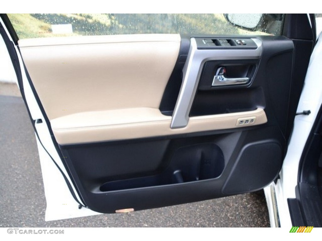 2016 4Runner Limited 4x4 - Blizzard White Pearl / Sand Beige photo #25