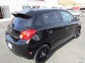 2015 Mystic Black Mitsubishi Mirage DE  photo #7