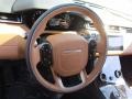 2018 Land Rover Range Rover Velar Tan/Ebony Interior Steering Wheel Photo